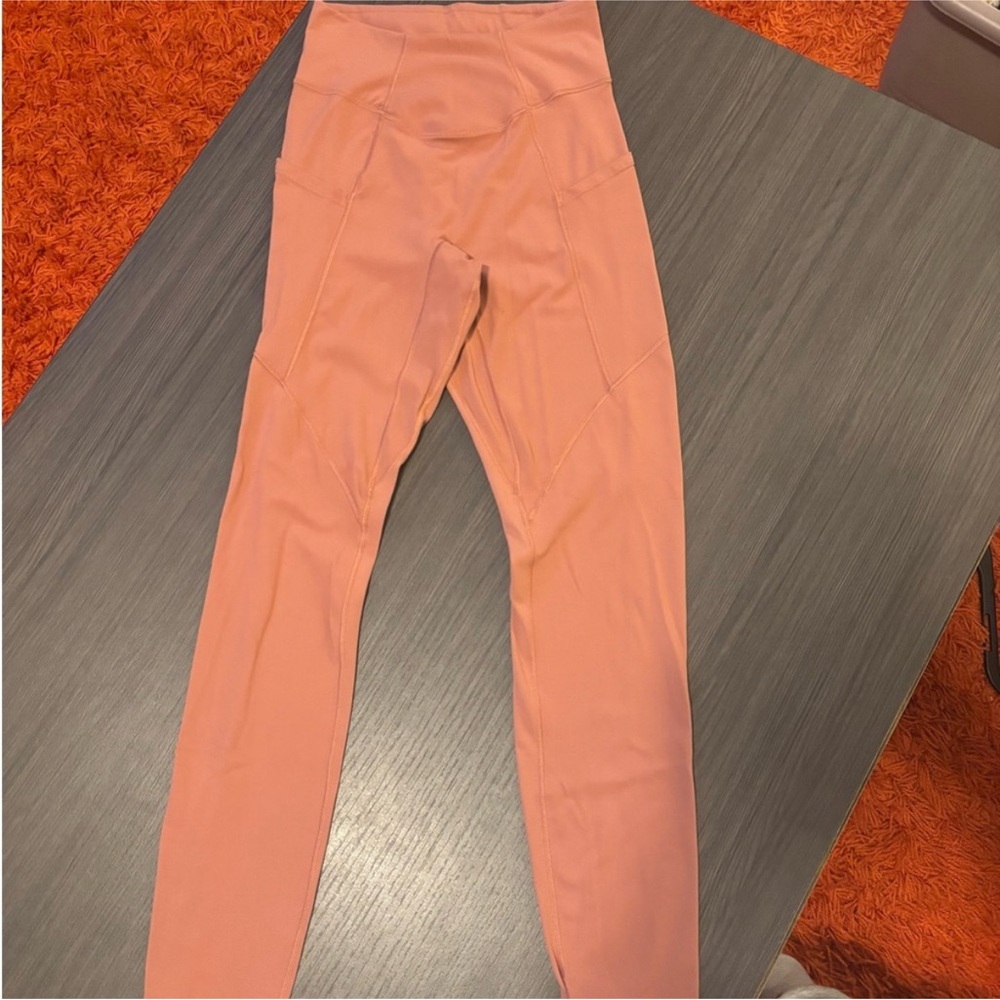 Gymsgark by Whitney Simmons Peach High-Waisted Leggings